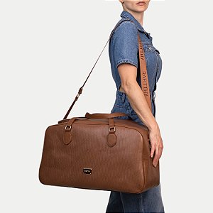 SACOLA RAFITTHY 2 TIPOS DE ALÇA PARA VIAGEM CARAMELO FEMININO ADULTO