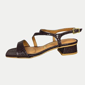 SANDALIA VIZZANO SALTO BAIXO SALTO BAIXO ACITIVE MARROM ESCURO FEMININO ADULTO