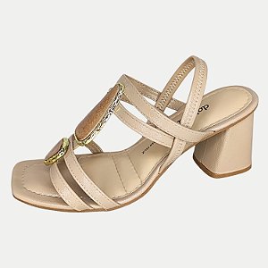 SANDALIA DAKOTA SALTO ALTO ACTIVE NUDE FEMININA ADULTO