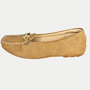 SAPATO MODARE MOCASSIM BEGE ESCURO FEMININO ADULTO