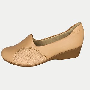 SAPATO MODARE ANABELA BAIXO NUDE FEMININO ADULTO