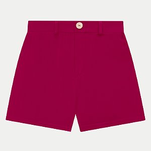 SHORT LUNENDER VISCOSE ALFAIATARIA ROSA FEMININO ADULTO