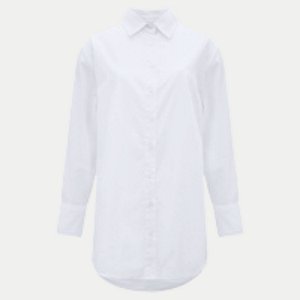 CAMISETE LUNENDER MANGA LONGA COMFORT ALGODÃO BRANCO FEMININO ADULTO