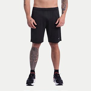 BERMUDA MIZUNO POLIESTER FITNESS PRETO MASCULINO ADULTO