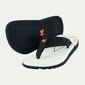 CHINELO KENNER DEDO KYRA PRO PRETO E BRANCO MASCULINO ADULTO