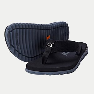 CHINELO KENNER DEDO KICK-S PRETO E AZUL MASCULINO ADULTO