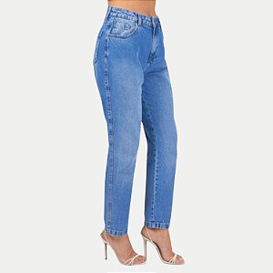 CALÇA SHOT JEANS MÉDIO BRUTO COMFORT FEMININA ADULTO