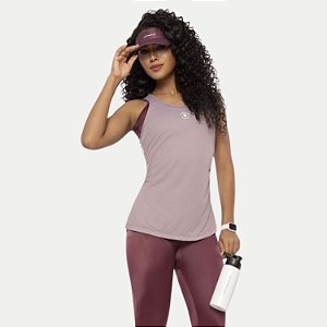 BLUSA DI PAULA REGATA POLIAMIDA FITNESS LILAS FEMININO ADULTO