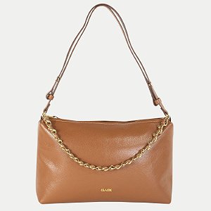BOLSA CLASSE 2 TIPOS DE ALÇA COURO CARAMELO FEMININO ADULTO