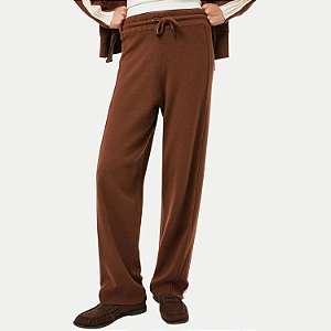 CALÇA HERING BRIM COM ELASTANO COMFORT MARROM FEMININO ADULTO