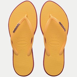 CHINELO HAVAIANAS SLIM POINT DEDO AMARELO FEMININO ADULTO