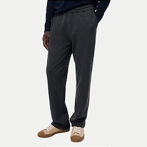 CALÇA HERING MOLETOM CASUAL SEM PUNHO MESCLA ESCURO MASCULINO ADULTO