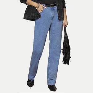 CALÇA PITT JEANS CLARO BRUTO COMFORT FEMININO ADULTO