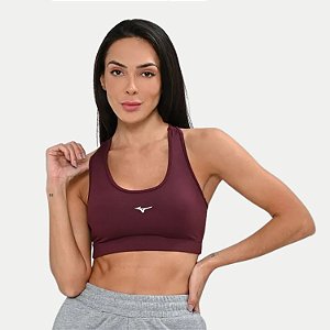 TOP MIZUNO REGATA POLIAMIDA FITNESS BORDÔ FEMININO ADULTO