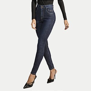 CALÇA OGNUS JEANS ESCURO COM ELASTANO SKINNY FEMININO ADULTO