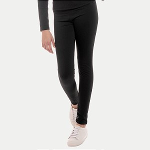 CALÇA BY GUS SUPLEX PELUCIADO LEGGING PRETO FEMININO INFANTIL