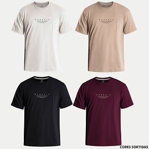 CAMISETA MARESIA MANGA CURTA COMFORT ALGODÃO SILKADA MASCULINO ADULTO (CORES SORTIDAS) 307692-P
