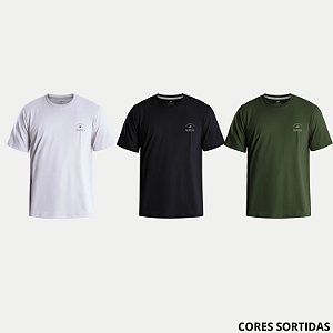CAMISETA MARESIA MANGA CURTA COMFORT ALGODÃO SILKADA MASCULINO ADUTO (CORES SORTIDAS) 307704-P