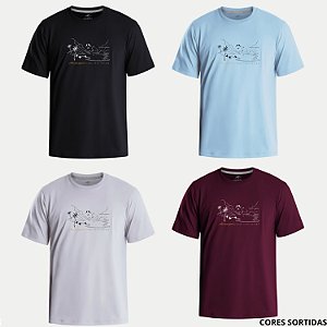 CAMISETA MARESIA MANGA CURTA COMFORT ALGODÃO SILKADA MASCULINO ADULTO (CORES SORTIDAS) 307712-P