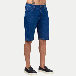BERMUDA SHOT JEANS MÉDIO COM ELASTANO COMFORT MASCULINO ADULTO