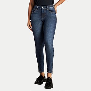 CALÇA LEE JEANS MÉDIO COM ELASTANO CROPPED FEMININO ADULTO