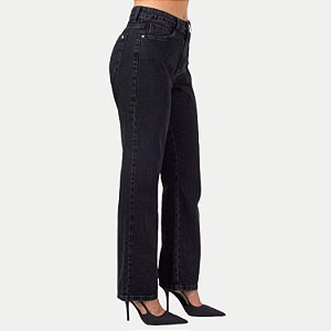 CALÇA SHOT JEANS ESCURO BRUTO COMFORT FEMININO ADULTO