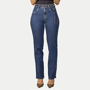 CALÇA OGNUS JEANS MÉDIO COM ELASTANO COMFORT FEMININO ADULTO