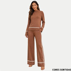 CONJUNTO INVERNO AT SP DREAN CALÇA E BLUSA TRICÔ FEMININO ADULTO (CORES SORTIDAS) 308499-P
