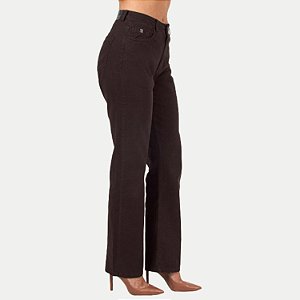 CALÇA SHOT BRIM BRUTO COMFORT CAFÉ FEMININO ADULTO