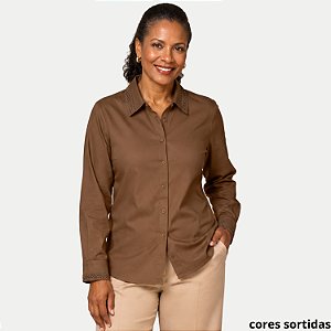 CAMISETE AT SP MISS FASHION MANGA LONGA COMFORT MISTO FEMININO ADULTO (CORES SORTIDAS) 93768-P
