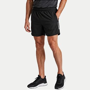 SHORT MONS POLIESTER FITNESS PRETO MASCULINO ADULTO