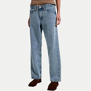 CALÇA HERING JEANS CLARO BRUTO COMFORT FEMININO ADULTO