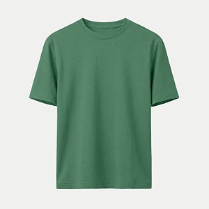 CAMISETA HERING MANGA CURTA COMFORT SUPER LISA VERDE UNISEX ADULTO