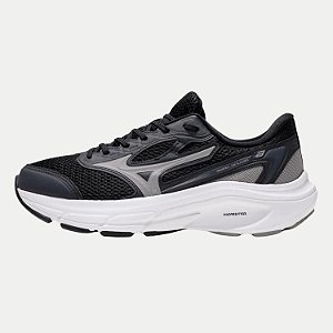TÊNIS MIZUNO HAWK 6  RUNNING PRETO MASCULINO ADULTO