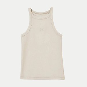 BLUSA HERINGKIDS REGATA MALHA CANELADA OFFWHITE FEMININO INFANTIL