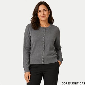 CASACO AT SP ELISE TRICÔ CARDIGAN FEMININO ADULTO (CORES SORTIDAS) 311812-P