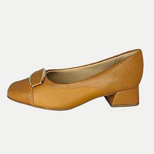 SAPATO PICCADILLY SALTO BAIXO ACTIVE MARROM CLARO FEMININO ADULTO