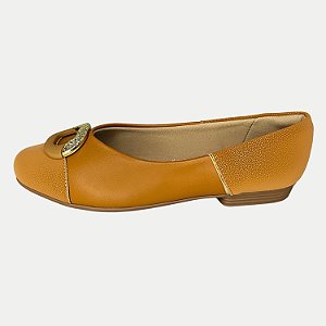 SAPATO PICCADILLY SALTO BAIXO MAXI ACTIVE MARROM CLARO FEMININO ADULTO