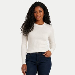 BLUSA AT SP ELISE MANGA LONGA TRICÔ SUETER FEMININO ADULTO (CORES SORTIDAS)