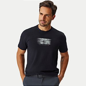 CAMISETA MOMENTUS MANGA CURTA COMFORT ALGODÃO SILKADA PRETO MASCULINO ADULTO