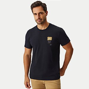 CAMISETA MOMENTUS MANGA CURTA COMFORT ALGODÃO SILKADA PRETO MASCULINO ADULTO