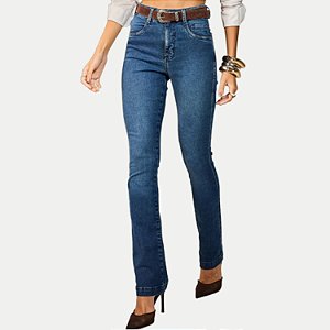 CALÇA OGNUS JEANS MÉDIO COM ELASTANO COMFORT FEMININO ADULTO