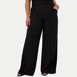 CALÇA LUNENDER VISCOSE ALFAIATARIA PRETO FEMININO ADULTO