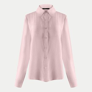 CAMISETE LUNENDER MANGA LONGA POLIESTER ROSA FEMININO ADULTO