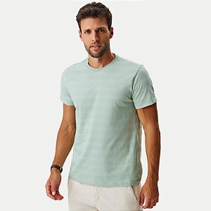 CAMISETA MOMENTUS MANGA CURTA COMFORT ALGODÃO VERDE MASCULINO ADULTO