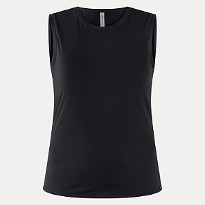 BLUSA LUNENDER REGATA POLIÉSTER E ELASTANO PRETO FEMININO ADULTO