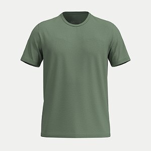 CAMISETA FICO MANGA CURTA COMFORT ALGODÃO GOLA REDONDA LISA MASCULINO ADULTO