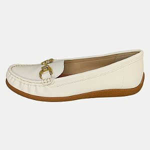 SAPATO MODARE MOCASSIM OFFWHITE FEMININO ADULTO