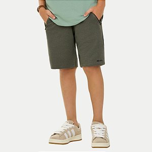 BERMUDA ANGERO MOLETOM CASUAL VERDE MASCULINO INFANTIL