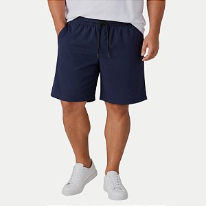 SHORT TSUNAMI POLIESTER E ELASTANO FITNESS AZUL MARINHO MASCULINO ADULTO